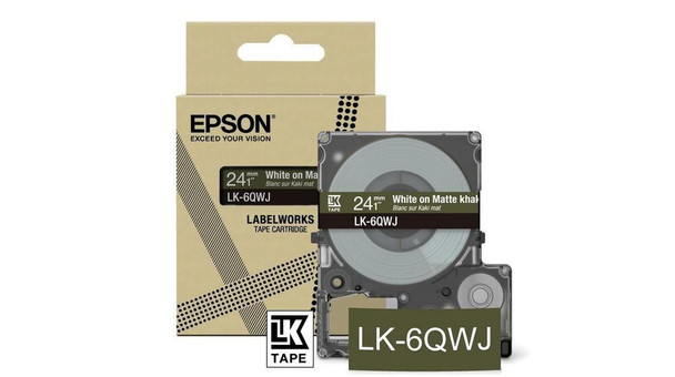 Epson C53S672090 Epson LK-6QWJ Khaki. White C53S672090