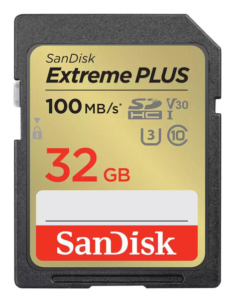 Sandisk SDSDXWT-032G-GNCI2 EXTREME PLUS 32GB SDHC MEMORY SDSDXWT-032G-GNCI2