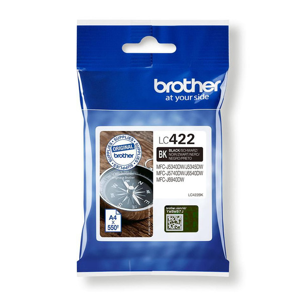 Brother LC-422BK Ink Cartridge 1 PcS LC-422BK