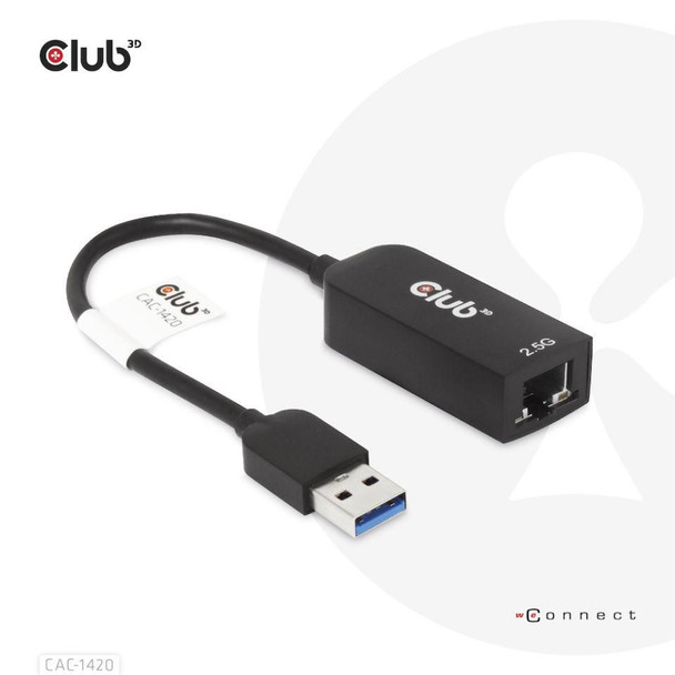 Club3D CAC-1420 Usb 3.2 Gen1 Type A To Rj45 CAC-1420