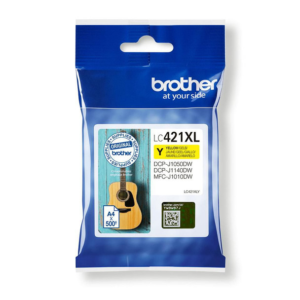 Brother LC-421XLY Ink Cartridge 1 PcS LC-421XLY