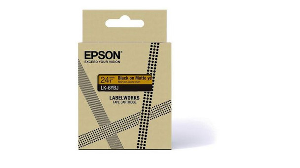 Epson C53S672076 Label-Making Tape Black On C53S672076