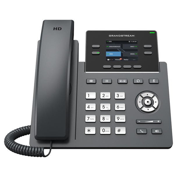 Grandstream GRP2612G Ip Phone Black 4 Lines Lcd GRP2612G