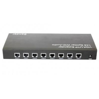 Techly IDATA-MSV-AU8B Video Splitter Vga IDATA-MSV-AU8B