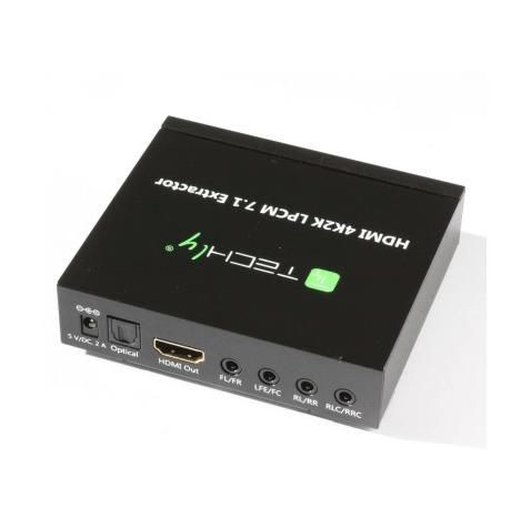 Techly IDATA-HDMI-EA74K Audio Extractor 7.1 Lpcm Hdmi IDATA-HDMI-EA74K