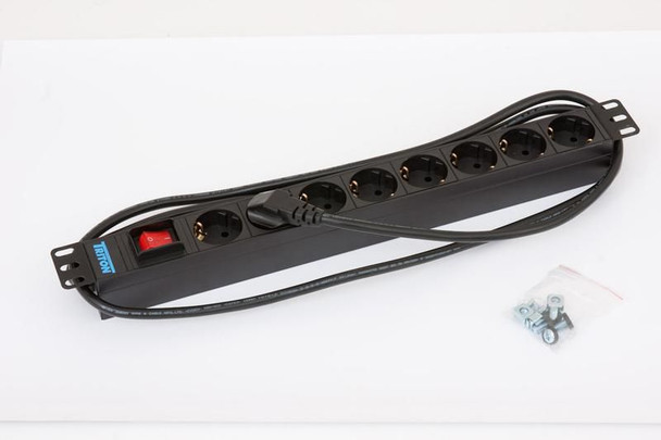 Triton RAB-PD-X04-A1 - 19" Steckdosenleiste. RAB-PD-X04-A1