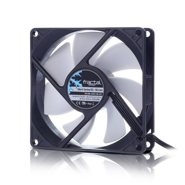 Fractal Design FD-FAN-SSR3-92-WT Silent Series R3 92Mm FD-FAN-SSR3-92-WT