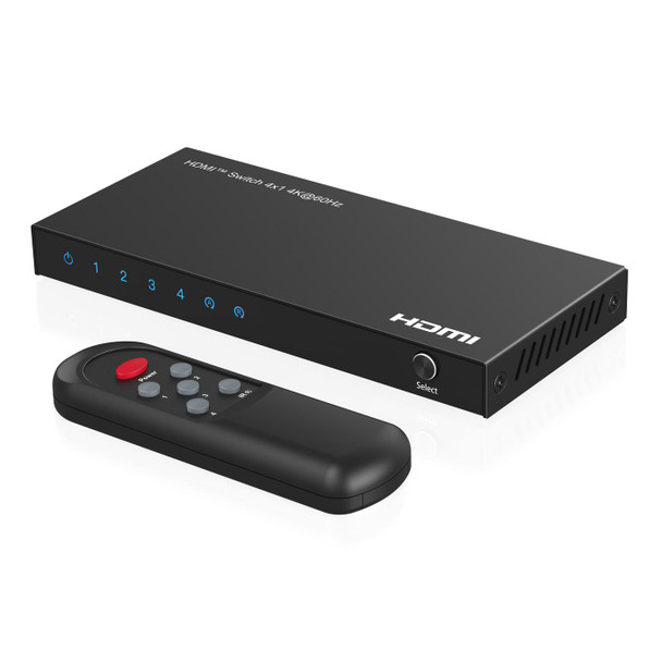 MicroConnect MC-HDMISWITCH0401-4K 4K@60Hz HDMI Switch 4x1. HDCP MC-HDMISWITCH0401-4K