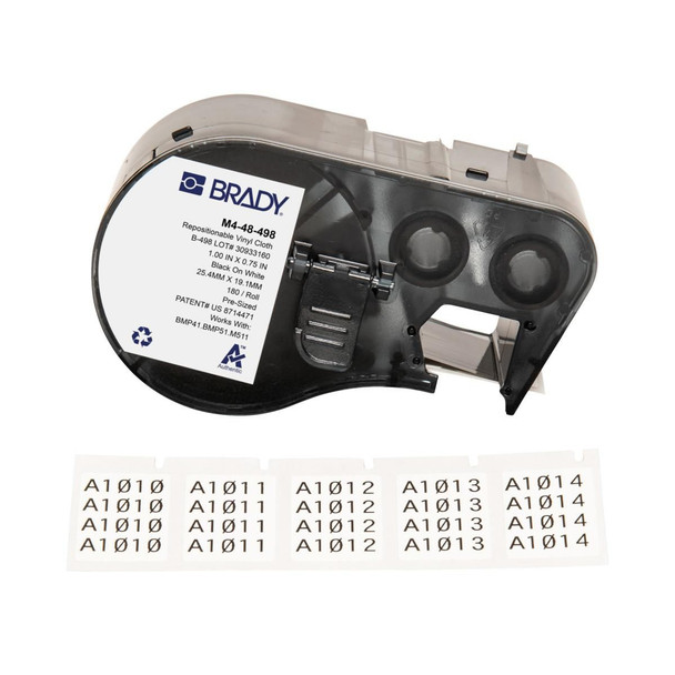 Brady M4-48-498 BMP41/BMP51/M511 Label M4-48-498