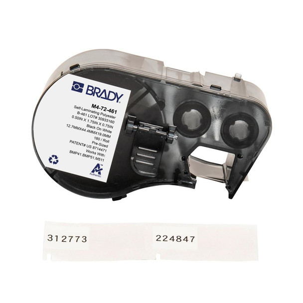 Brady M4-72-461 BMP41/BMP51/M511 Label M4-72-461