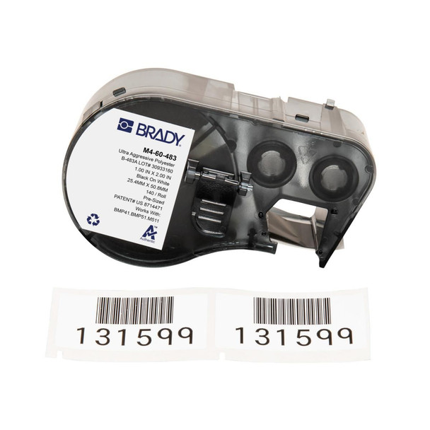Brady M4-60-483 BMP41/BMP51/M511 Label M4-60-483