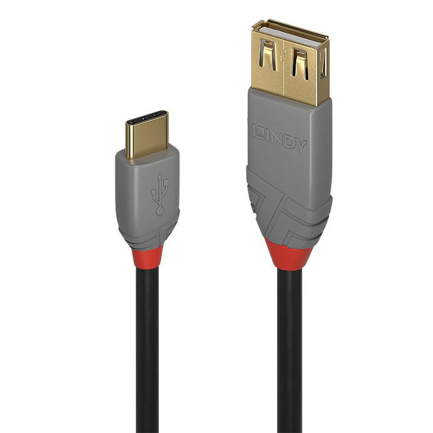 Lindy 36897 0.15m USB 2.0 C to A Adapter 36897