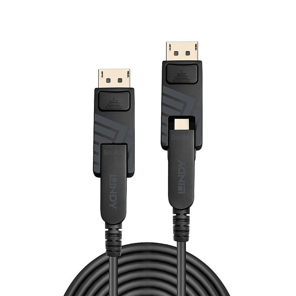 Lindy 38484 50m Fibre Optic Hybrid Mini 38484