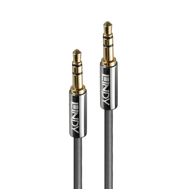 Lindy 35321 1m 3.5mm Audio Cable. Cromo 35321