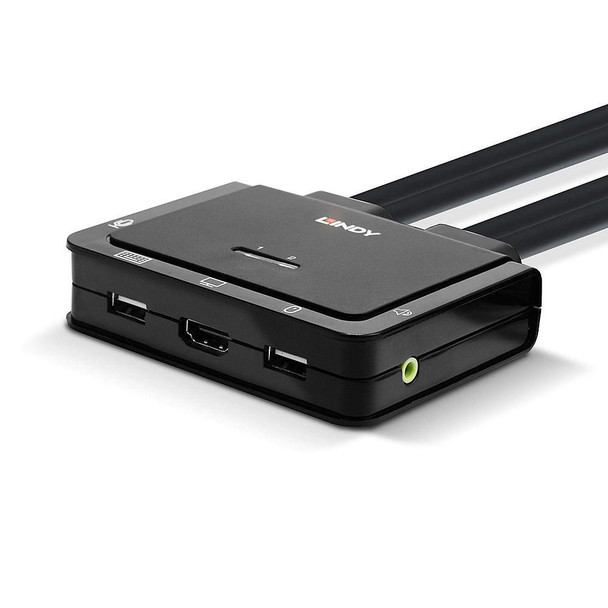 Lindy 42345 2 Port HDMI 4K60. USB 2.0 & 42345
