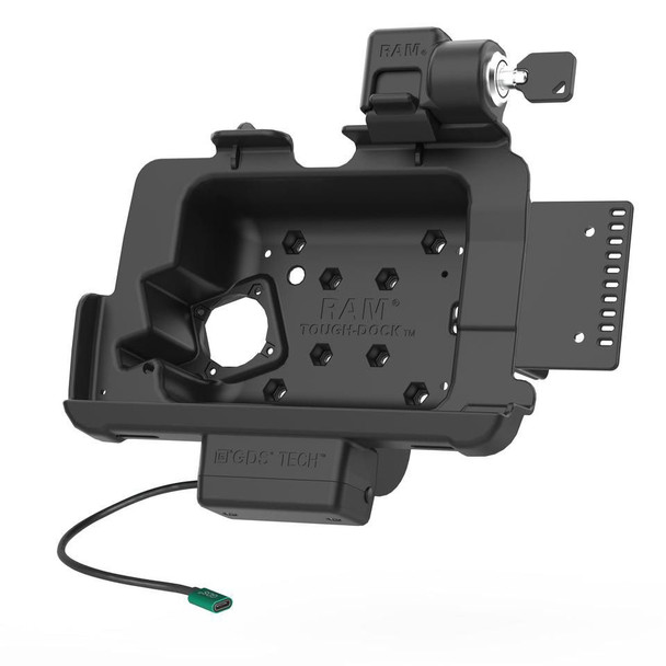 RAM Mounts RAM-GDS-DOCKL-ZE20PU Locking GDS� Powered Dock for RAM-GDS-DOCKL-ZE20PU
