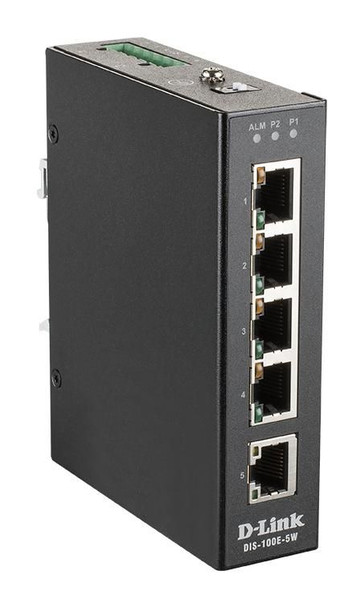 D-Link DIS-100E-5W 5 Port Unmanaged Switch with DIS-100E-5W