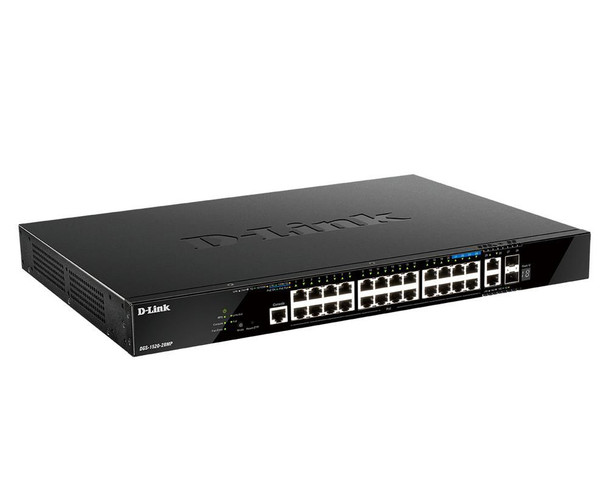 D-Link DGS-1520-28MP/E 20 ports GE PoE + 4 ports 2.5 DGS-1520-28MP/E