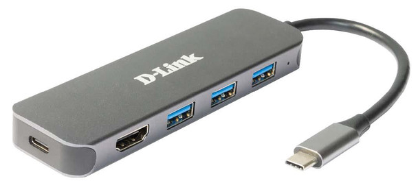 D-Link DUB-2333 5-in-1 USB-C Hub with DUB-2333