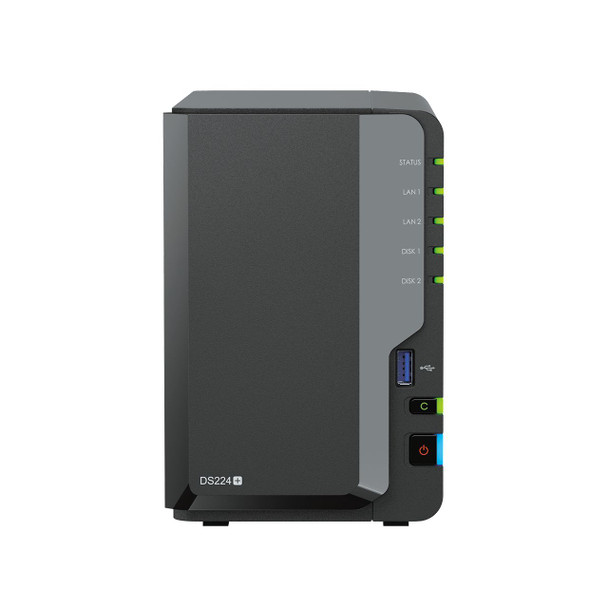 Synology DS224+ Desktop. 2-BAY. QUAD CORE. DS224+