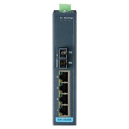 Advantech EKI-2525M-BE 4+1 SC Multi-mode Unmanaged EKI-2525M-BE