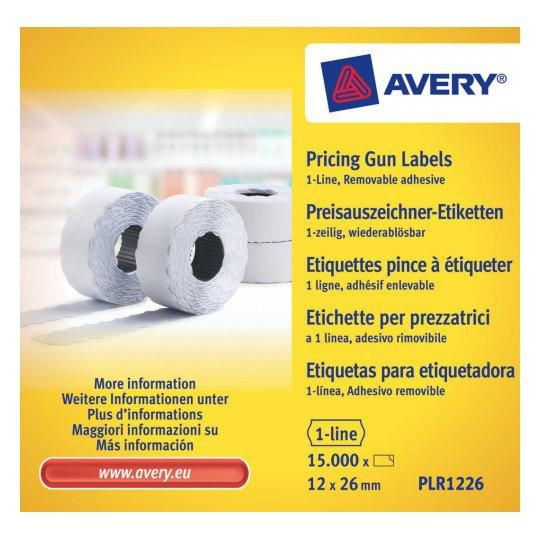Avery PLR1226 Self-Adhesive Label Price Tag PLR1226