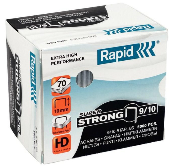 Rapid 24871200 9/10 Staples Pack 5000 Staples 24871200
