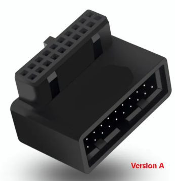 CoreParts CP-USB-3.0-20/19 19 pin to 20 pin 90� USB-3.0 CP-USB-3.0-20/19