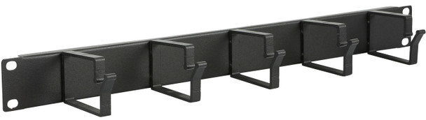 Lanview RAO100BL 1U 19" CABLE ORGANIZER PANEL. RAO100BL