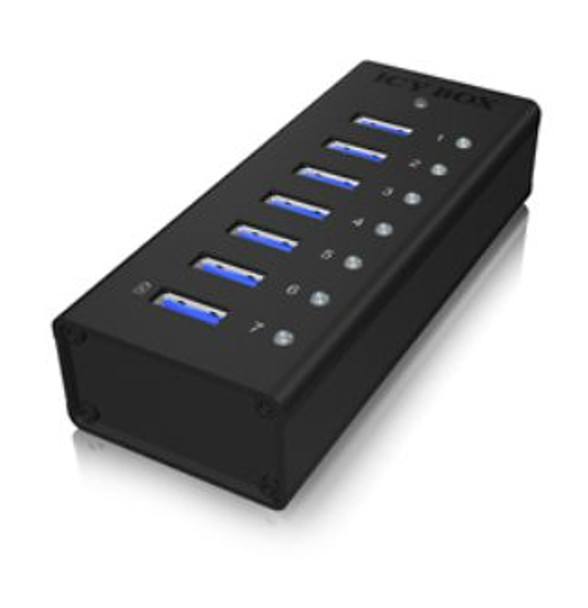 ICY BOX IB-AC618 USB 3.0 Hub. 7 Port. IB-AC618