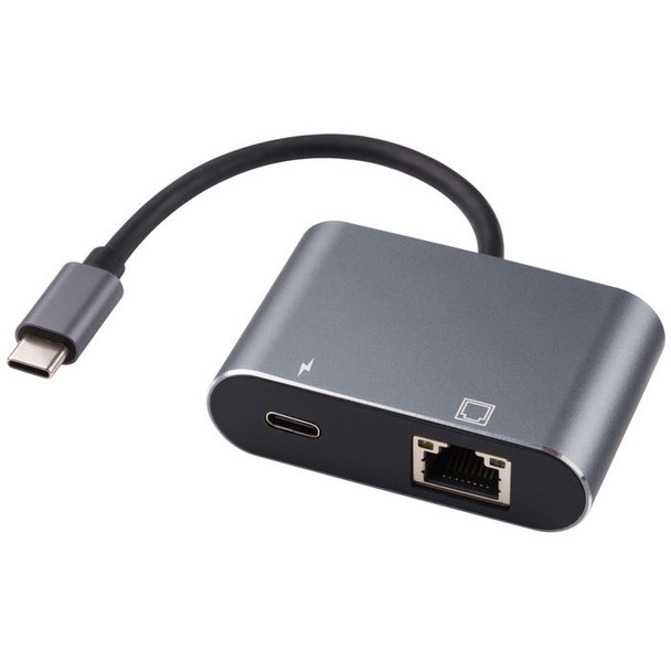 MicroConnect USB3.1CETHPDBA USB-C to RJ45 network & USB-C USB3.1CETHPDBA
