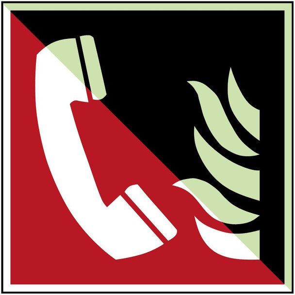 Brady F/F006/NT-SA-PHOLUMB-200X200/1-B Glow-in-the-dark safety sign F/F006/NT-SA-PHOLUMB-200X200/1-B