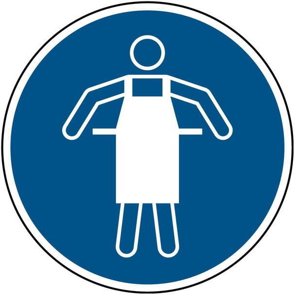 Brady PIC M026-DIA 200-AL-CRD/1 ISO Safety Sign - Use PIC M026-DIA 200-AL-CRD/1