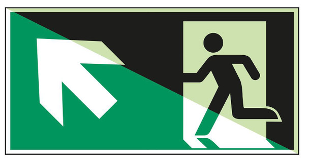 Brady E/A315/E001/NT-SA-PHOLUMC-400X200/1-B Glow-in-the-dark Safety Sign E/A315/E001/NT-SA-PHOLUMC-400X200/1-B