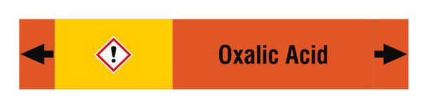 Brady ISO20560PM-165X30-OXALIC ACID ISO 20560 Pipe Markers - Acids ISO20560PM-165X30-OXALIC ACID