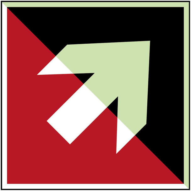 Brady F/A45R/NT-SA-PHOLUMB-200X200/1-B Glow-in-the-dark safety sign F/A45R/NT-SA-PHOLUMB-200X200/1-B