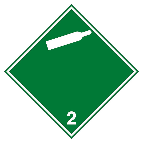 Brady ADR 2.2A-297*297-B7541 Transport Sign - ADR 2.2A - ADR 2.2A-297*297-B7541