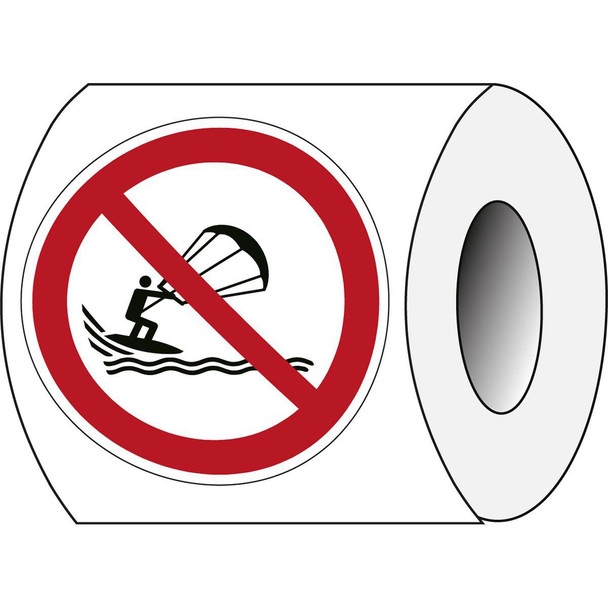 Brady P/P065/NT/PE-DIA25-250 ISO Safety Sign - No kite P/P065/NT/PE-DIA25-250