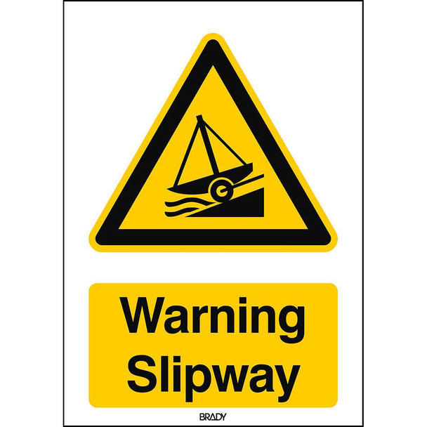 Brady W/W044/EN487/ALU-210X297-1 ISO Safety Sign - Warning W/W044/EN487/ALU-210X297-1