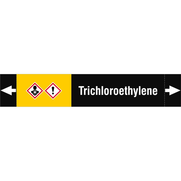 Brady ISO20560PM-165X30-TRICHLOROETHYLENE ISO 20560 Pipe Markers - ISO20560PM-165X30-TRICHLOROETHYLENE