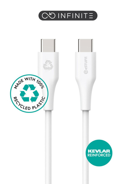 eSTUFF ES604370-BULK INFINITE USB-C to USB-C Cable ES604370-BULK