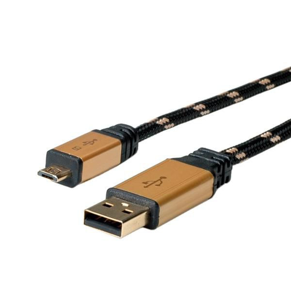 Roline 11.02.8825 Gold Usb 2.0 Cable. Usb Type 11.02.8825