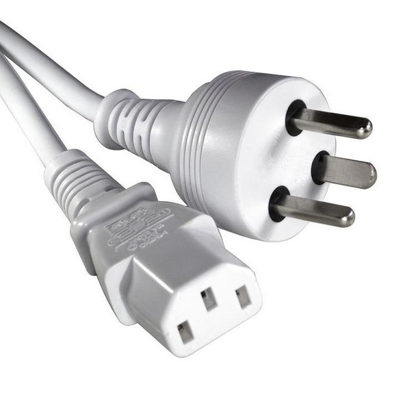 Roline 30.08.9030 Power Cable White 6 M Dk-Edb 30.08.9030