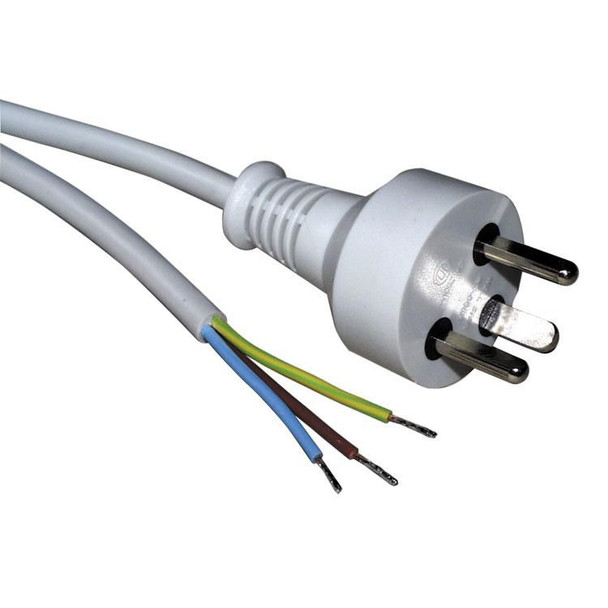 Roline 30.16.9036 Power Cable White 2 M 30.16.9036