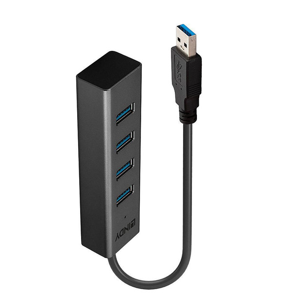 Lindy 43324 4 Port Usb 3.0 Hub 43324