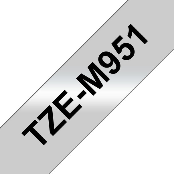 Brother TZE-M951 Label-Making Tape Black On TZE-M951