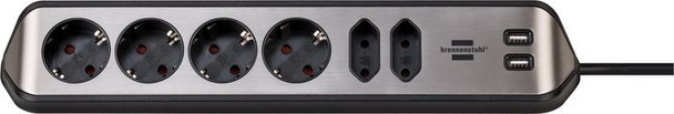 Brennenstuhl 1153590610 Power Extension 2 M 6 Ac 1153590610