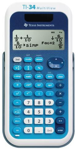Texas Instruments TI 34 MULTIVIEW Ti-34 Multiview Calculator TI 34 MULTIVIEW