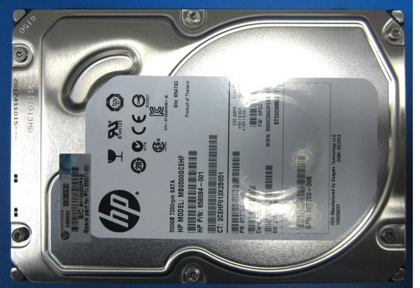 HP 659571-001-RFB 500GB 7200rpm 3.5in SATA-6G 659571-001-RFB