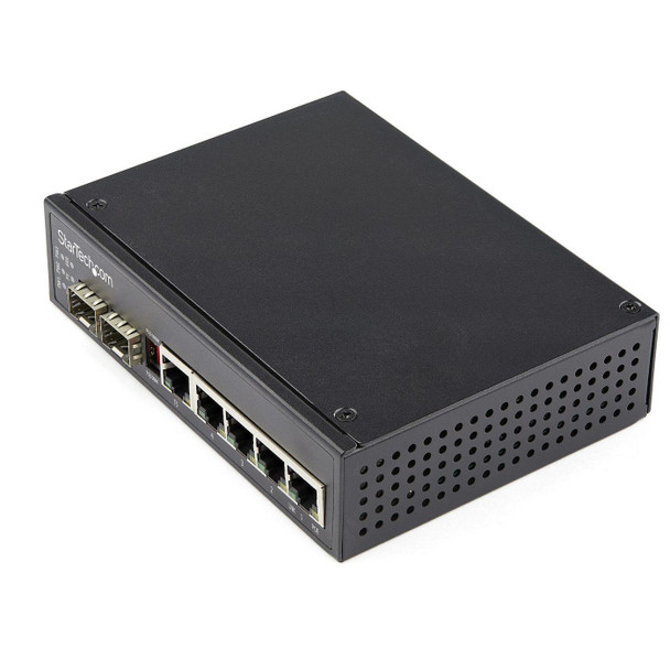 StarTech.com IES1G52UPDIN Industrial 6 Port Gigabit IES1G52UPDIN
